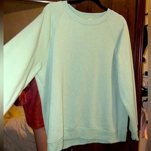 Green H&M crew neck sweater